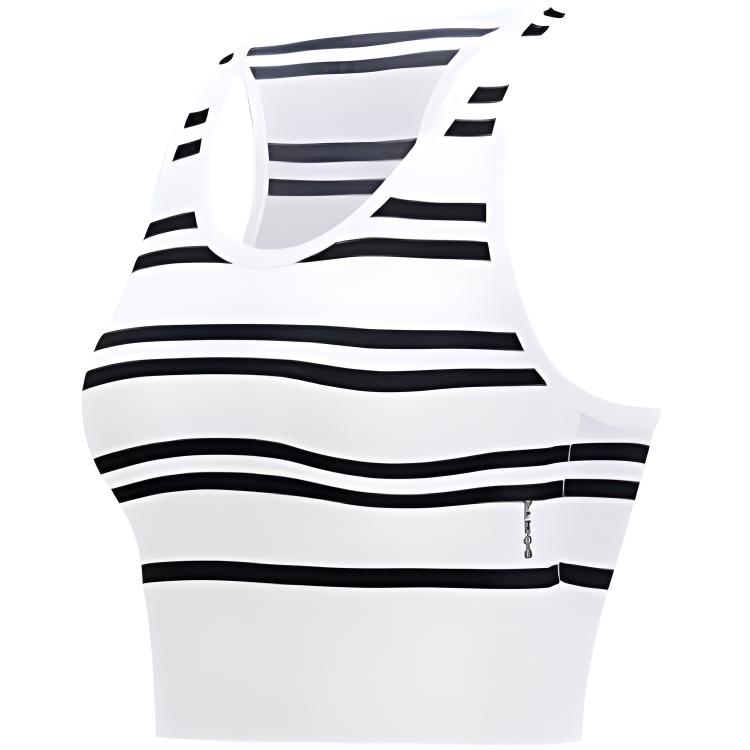 

DECATHLON Solid Color Casual Shockproof Running Training Crew Neck Sports Bra Women s L