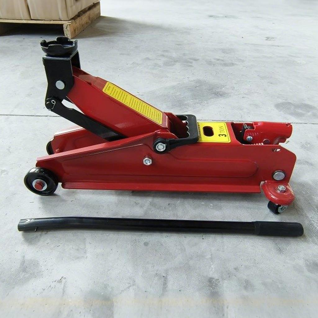 Hydraulischer Wagenheber Schwerlast-Autojack 3 Tonnen Reparaturwerkzeuge Zum Nivellieren Anhängerbefestigung Reifen Geländewagen Motorrad Garage Reise