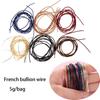 Hand Crafts DIY Sewing Machine Indian Silk Embroidery Thread Cross Stitch French Bullion Wire