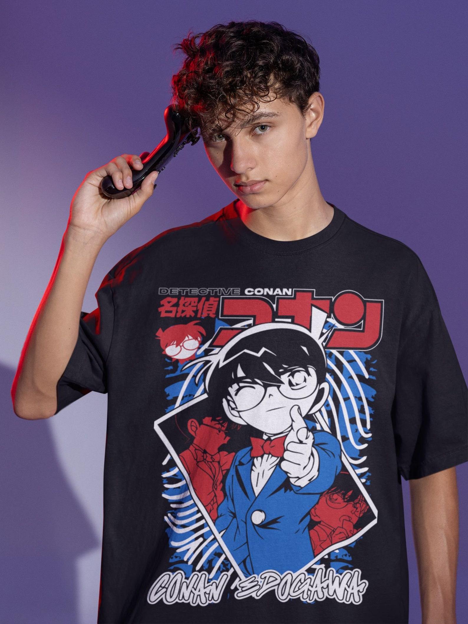 Vintage 90s Detective Conan anime tshirt 2XL