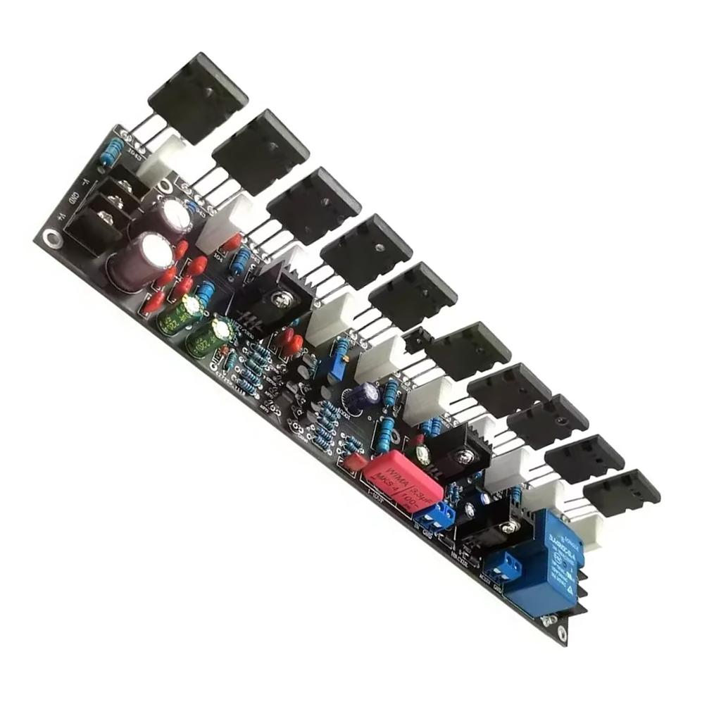 Professional Stereo Amplifier Board 500W Mono A1943/C5200 Transistors Strong Driving Forces For Large Speakers