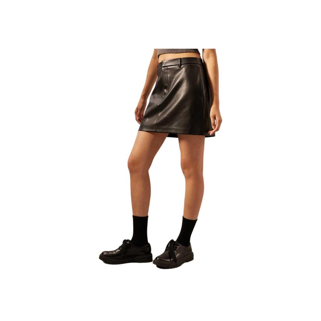 Calvin Klein Trendy Street A-Line Mini Casual Skirt Women skirts Space-Black J224190
