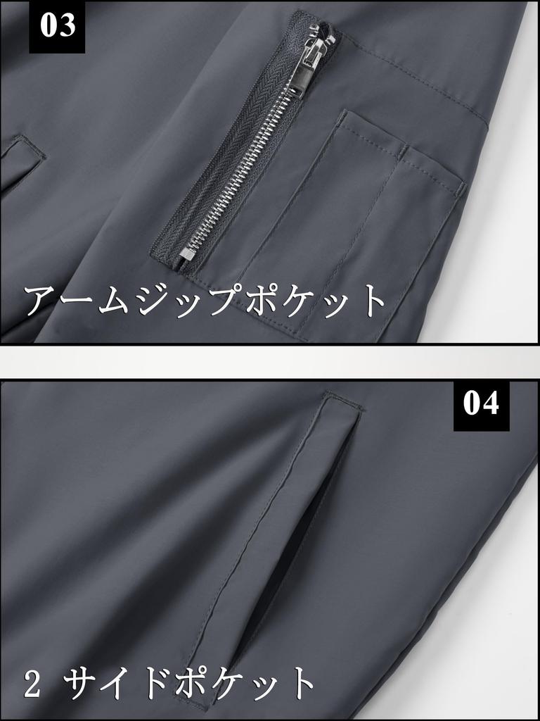 Stadium Jacket Windbreaker Baseball Motorcycle Jacket Military Jacket Winter Casual Autumn Clothing Windproof Plain Outerwear Dark Gray 3XL [TACVASEN]