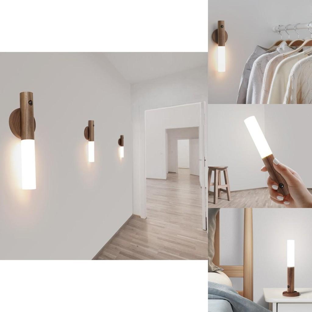 Wireless Smart Led Night Light With Dusk-to-dawn Sensor And Magnetic Base
