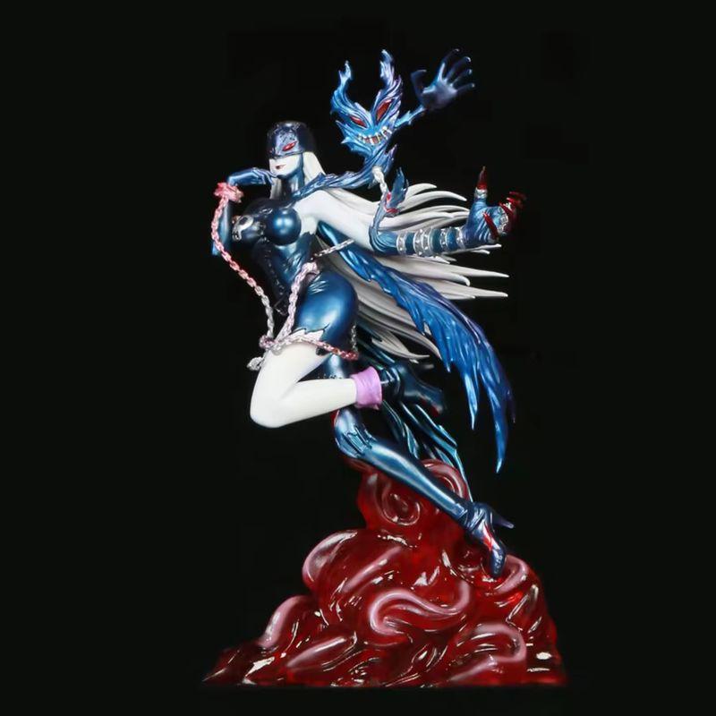 24cm Anime Lady Devimon Figure Digimon Action Figures Figurine Pvc Doll Desk Decora Statue Collection Model Gifts Toys In Stock