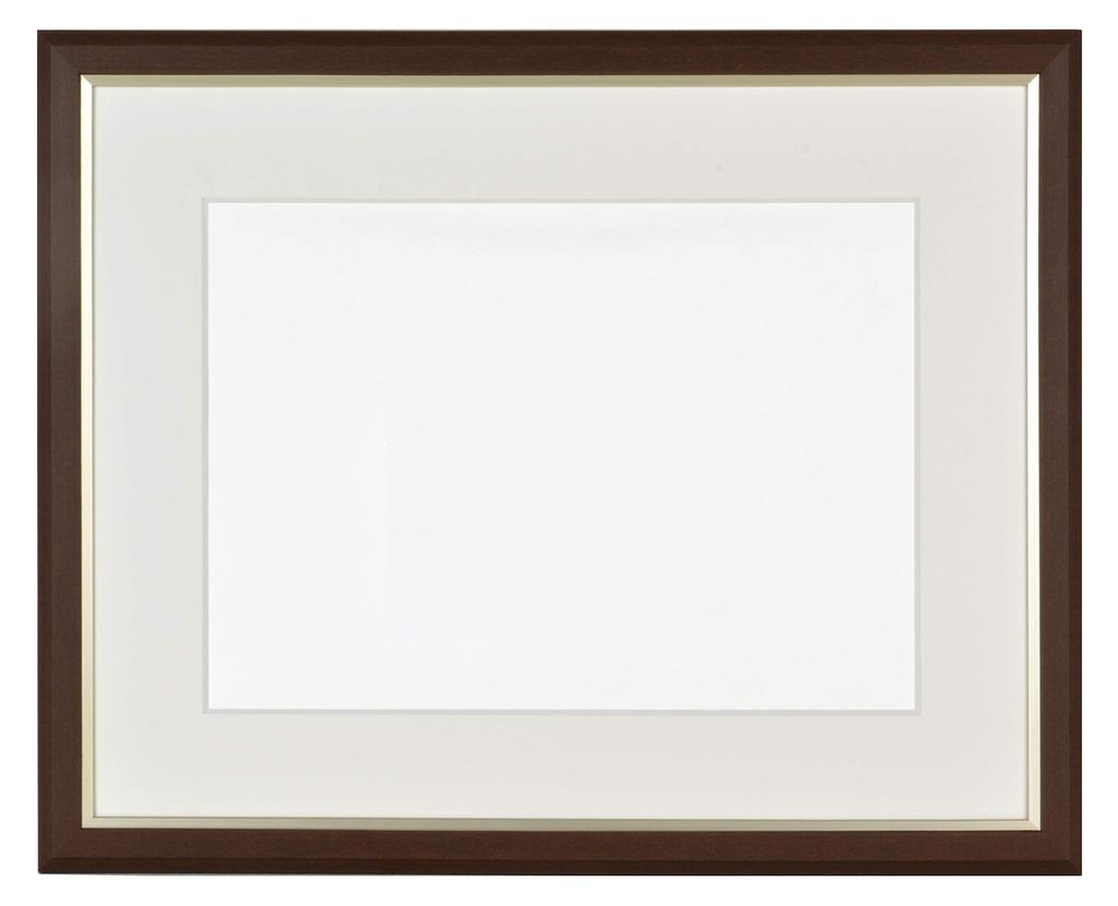 Daigaku Picture Frame Brown Watercolor F10 Lightweight Watercolor Frame Compact Size 8157