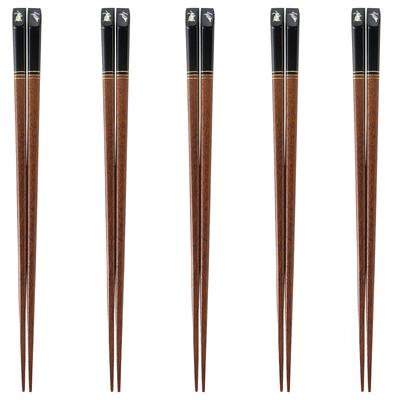Happy Set of Made In PID5699 J-kitchens Chopsticks, 5, Material Wood, Chopsticks, Japan,