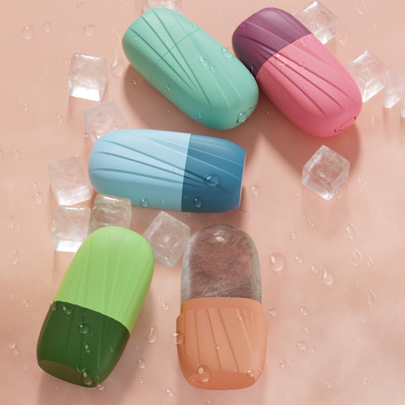 1Pc Facial Beauty Applicator Skin Care Tools Ice Shaving Massage Facial Beauty Silicone Ice Mold