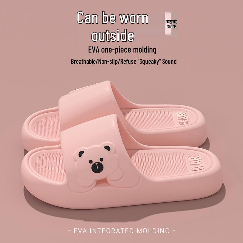 Eva Slippers: Women's Indoor Non-Slip Bathroom Sandals, 2025 Summer, Thick Sole, Outdoor Wear, Unisex.