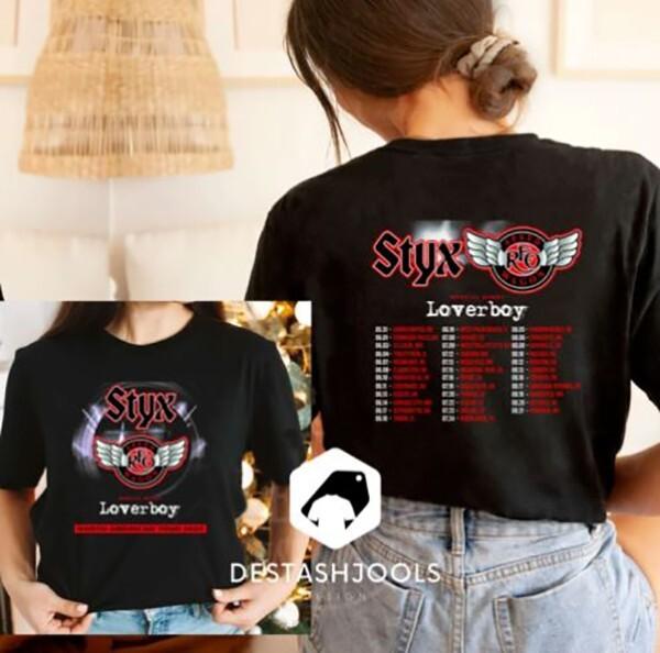 

Двусторонняя футболка Североамериканского тура 2022. L