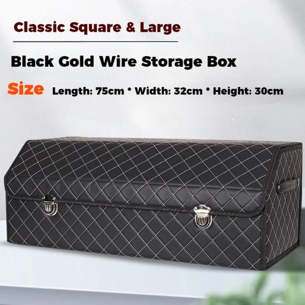 Extra Large Car Trunk Storage Box Collapsible Container Box Portable Storage Bag Auto Accessories