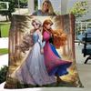 1pc Frozen Printing Blanket - Soft, All-Season Throw for Living Room, Bedroom,Personalized Gift with Adorable Cartoon Design