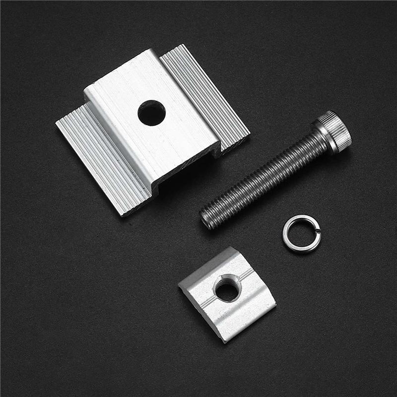 A03F-32Pack Solar Panel Mounting Brackets, Solar Panel End Clamps, Centre Clamps, For PV Solar Panel Solar Module 30Mm