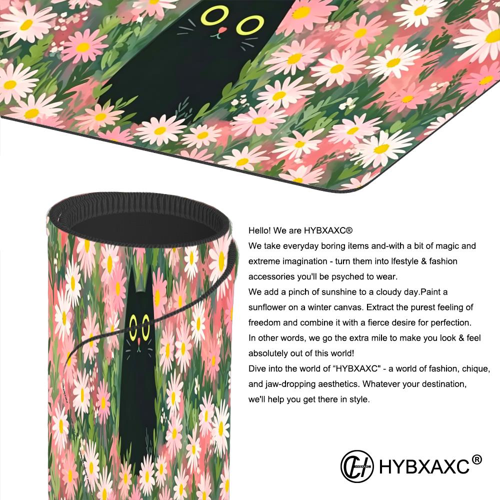 HYBXAXC Daisy Cute Cat Mouse Pad Computer Accessories Office Game Table Mats Rubber Anti-slip Keyboard Mousepad Desk Pad 40X90
