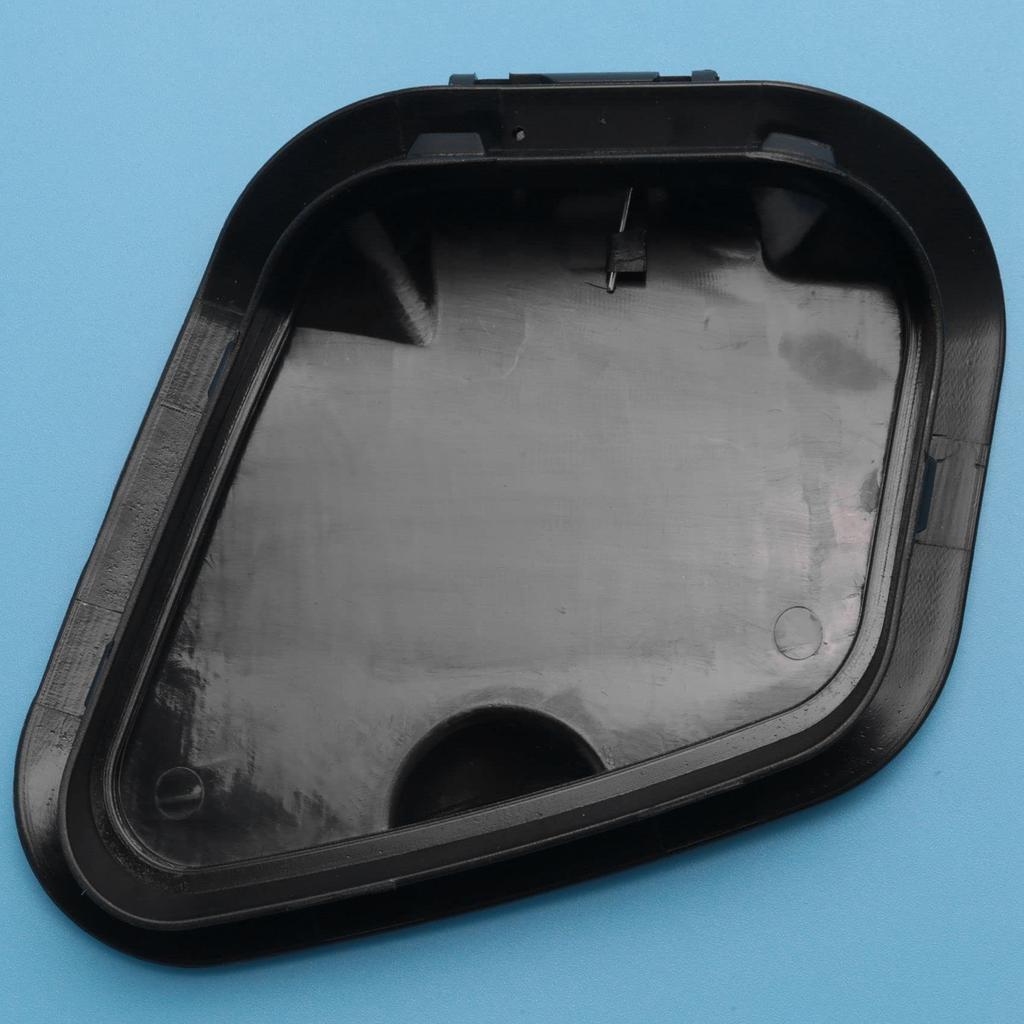 Ozkaksj Motorcycle ABS Side Pocket Cover Charger Waterproof Cap Side Cover for Nmax V2 2020-2021 Black