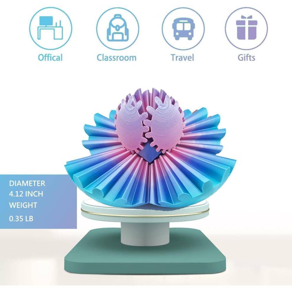 Gear Ball 3D Printed Fidget Toy for Stress and Anxiety Relaxing