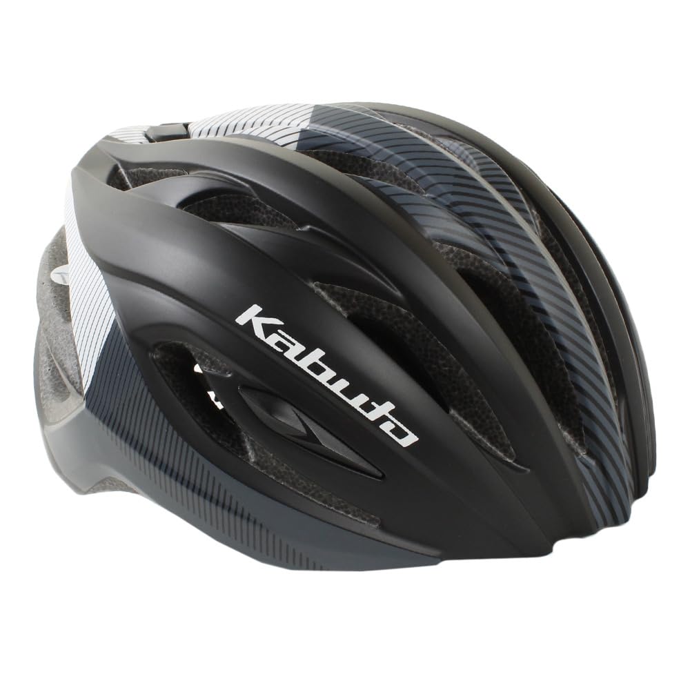 OGK KABUTO RECT Matte G-1 Helmet, Black, Size M/L