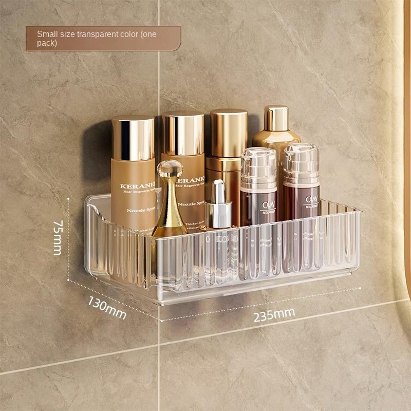 Bathroom Storage Rack Bathroom Toilet No Punching Wall Hanging Bathroom Washbasin Storage Rack Light Luxury