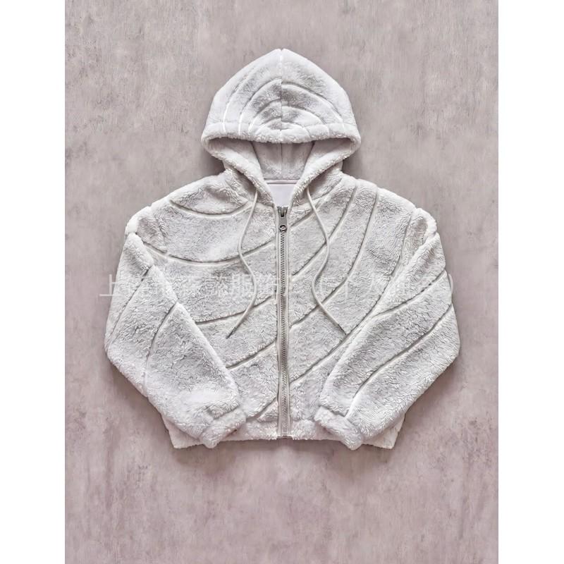 Y2K Gothic Zip-Up Hoodie Retro Streetwear Oversized Sweatshirt Women