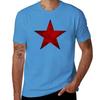 Red Star of the Winter Soldier T-Shirt oversizeds vintage clothes quick drying korean fashion cotton t-shirt