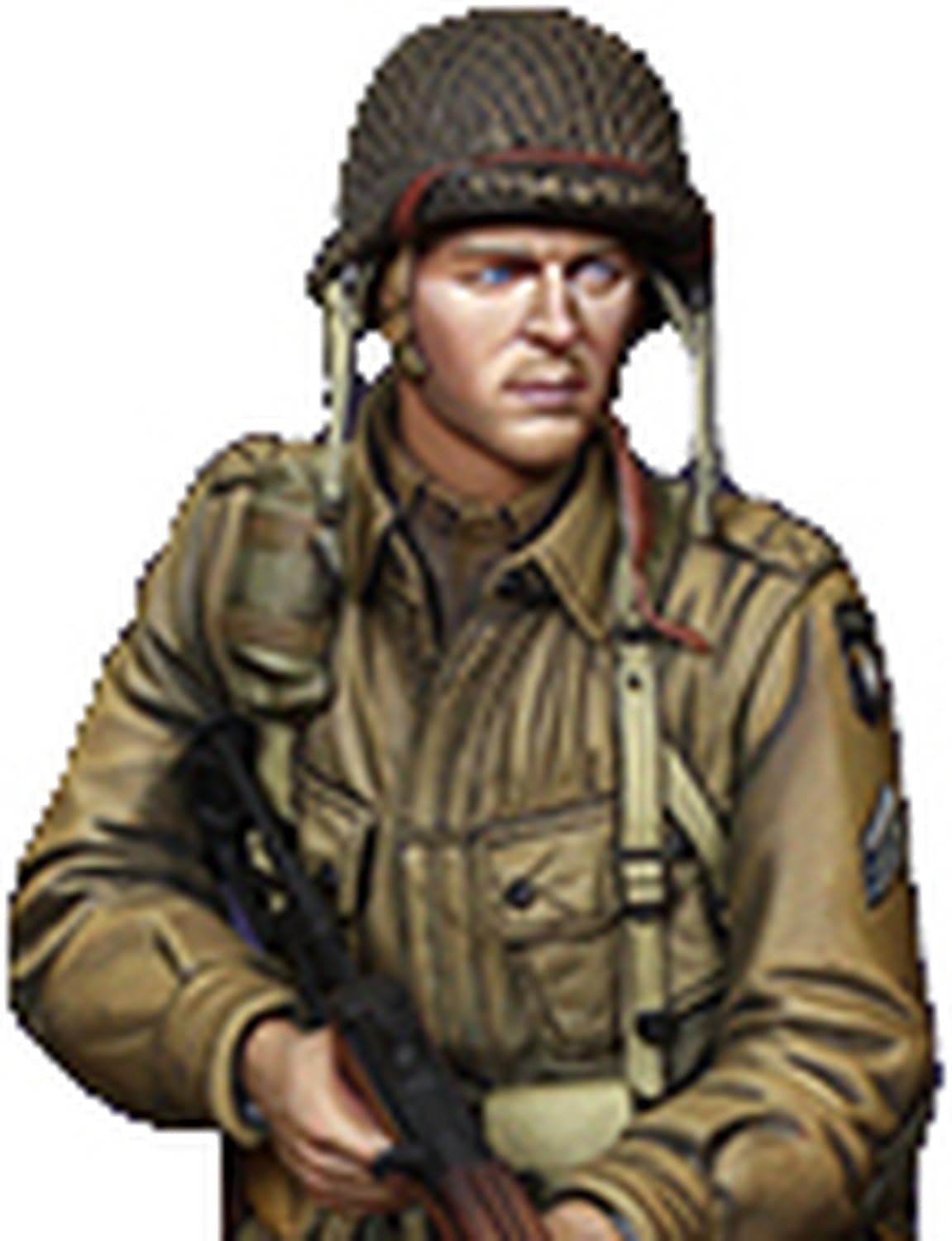 

Alpine Miniatures WWII US 101st Airborne Division Screaming Eagles Soldier Resin Kit AM16032 1/16 (Person)