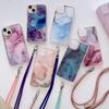 Crossbody Necklace Lanyard Cord Phone Case For Honor 200 Lite 90 Magic5 Pro X6 X6A X7 X7A X8 X8A X9A X6B X7B X9B Strap Cover