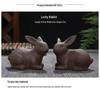 High-Quality Zisha Rabbit Tea Pet: Cute, Creative, and Wealth-Attracting Ornament