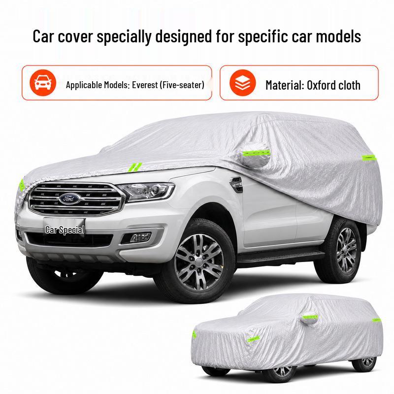 Hanlu Zhe Car Cover: Waterproof, Sun-Protective, Insulated, All-Season Oxford Material