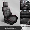 26-Model ShanHai T2 Perforated Leather Car Seat Cushion, All-Season Fit