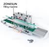 ZONESUN ZS-DTDP5-4 Automatic Heavy Loading Liquid Beverage Juice Edible Oil Filling Machine Water Milk Four Nozzles Filler