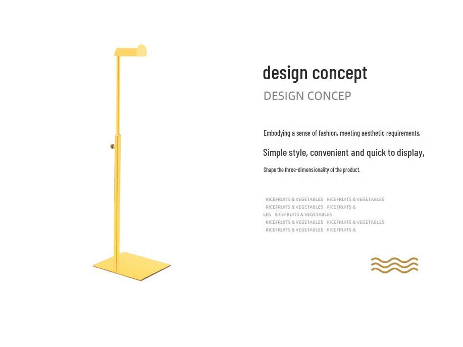 Verstellbarer Edelstahl Taschen-Präsentationsständer für Damentaschen