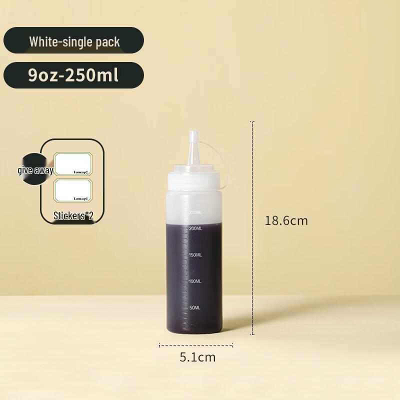 ZISIZ Plastic Squeeze Sauce Bottle