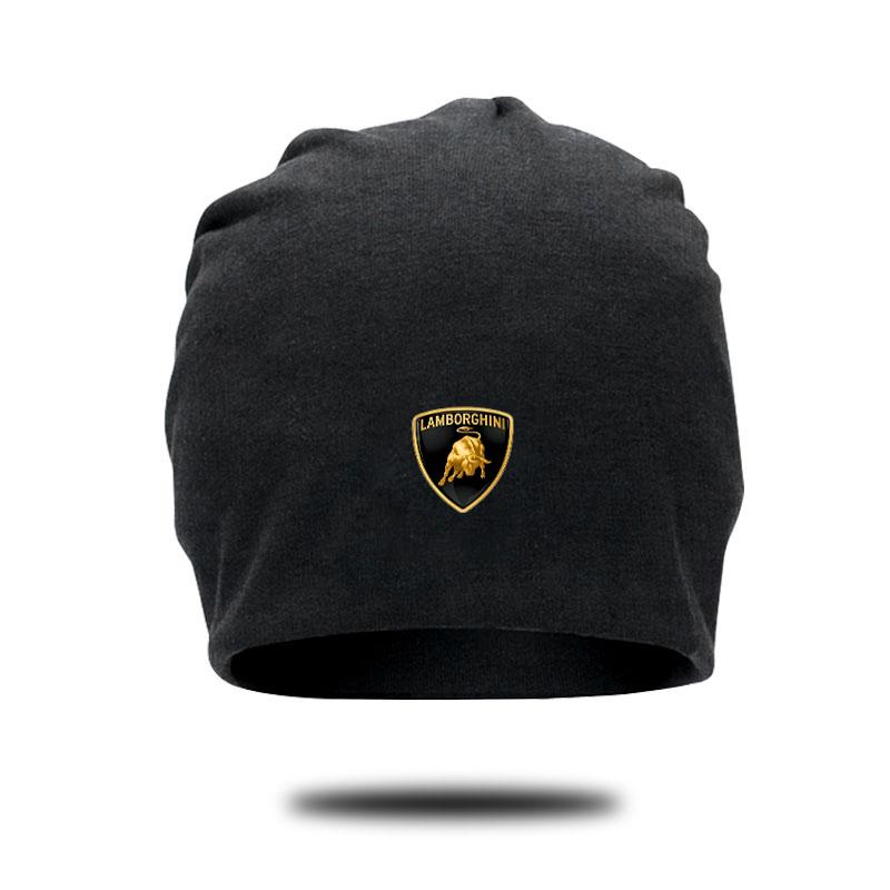 Verstellbare Auto-Logo Hochwertige Plüsch-Mützen Wintermütze Für Lamborghini Urus Huracan Aventador Premium Autozubehör