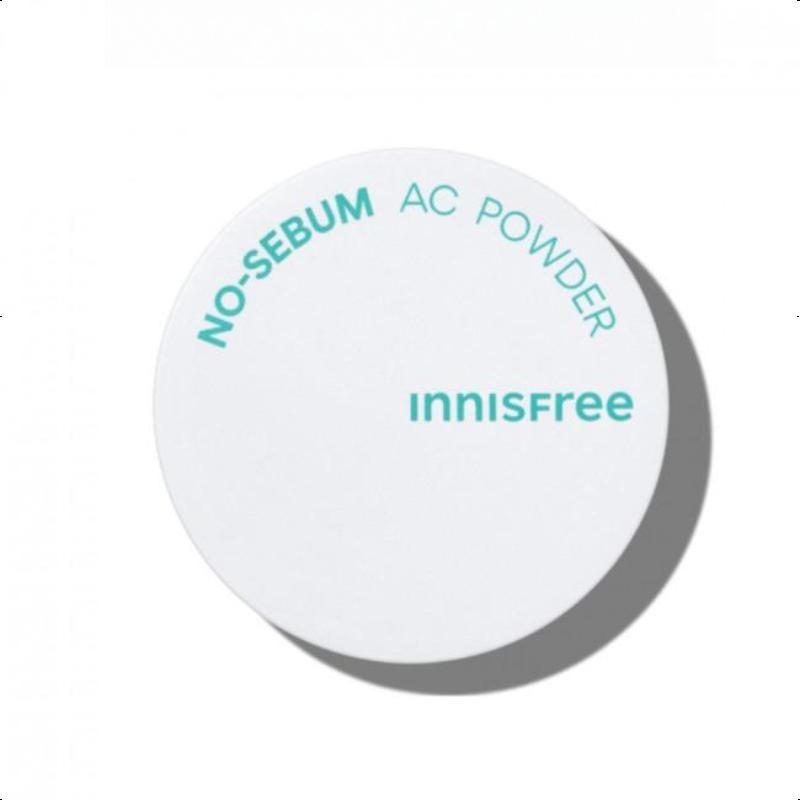 

INNISFREE Пудра No-Sebum AC 5г, зволожує шкіру та маскує видимість пор, залишаючи гладке, шовковисте покриття. AC Powder 5g