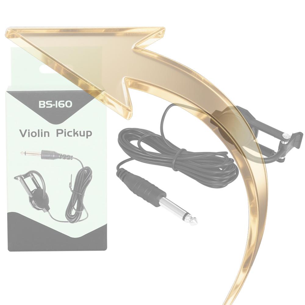 Violin Pickup Violin Microphone Pickup No Punching Violin Transducer Pickup Violin Clip-On Pickup Violin Accessories China Mainland