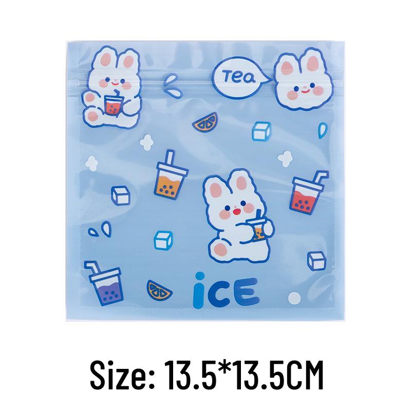 Adorable Cartoon Heart Candy & Cookie Bag - Girly Snack Packaging
