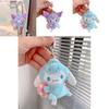 Sanrio Cinnamoroll Melody Kuromi Plush Doll Keychain Bag Pendant Gift