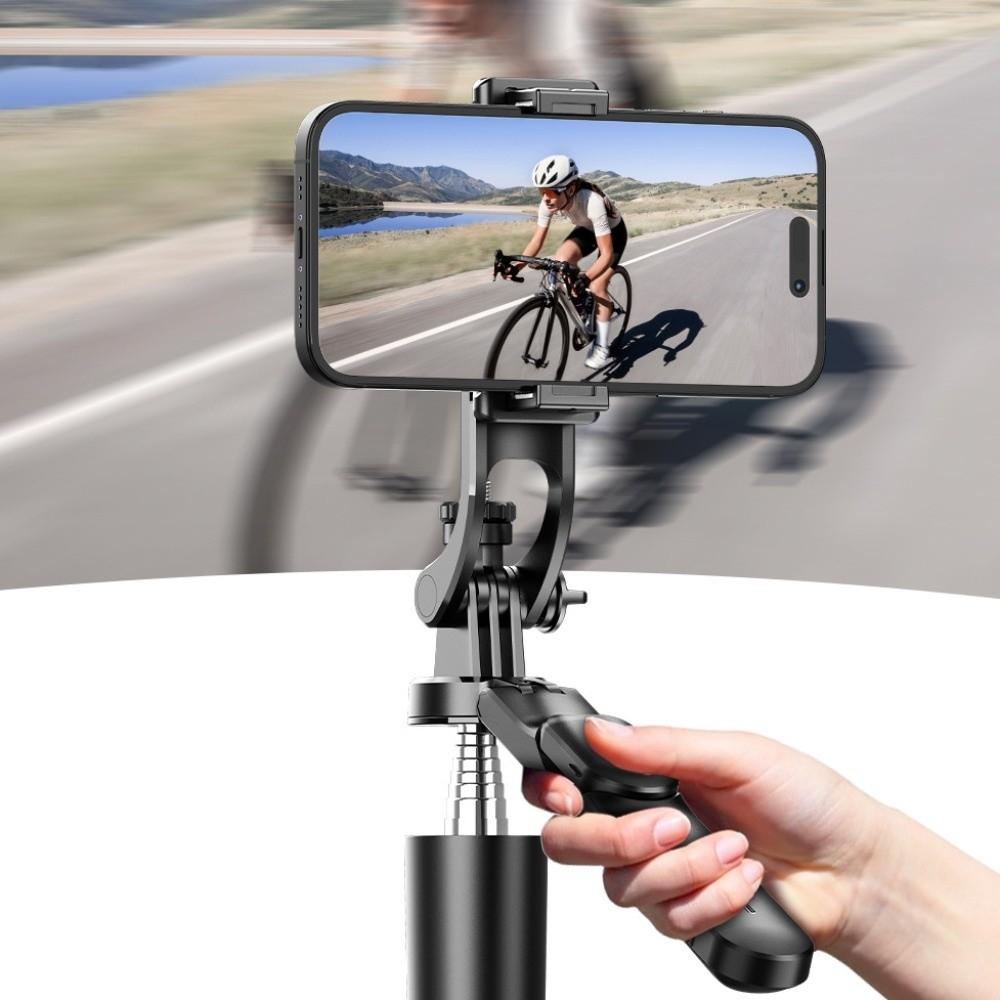 360° Rotating Telescopic Selfie Stick 1.7m Portable Bluetooth Selfie Stick Handheld Adjustable Selfie Stick Tripod