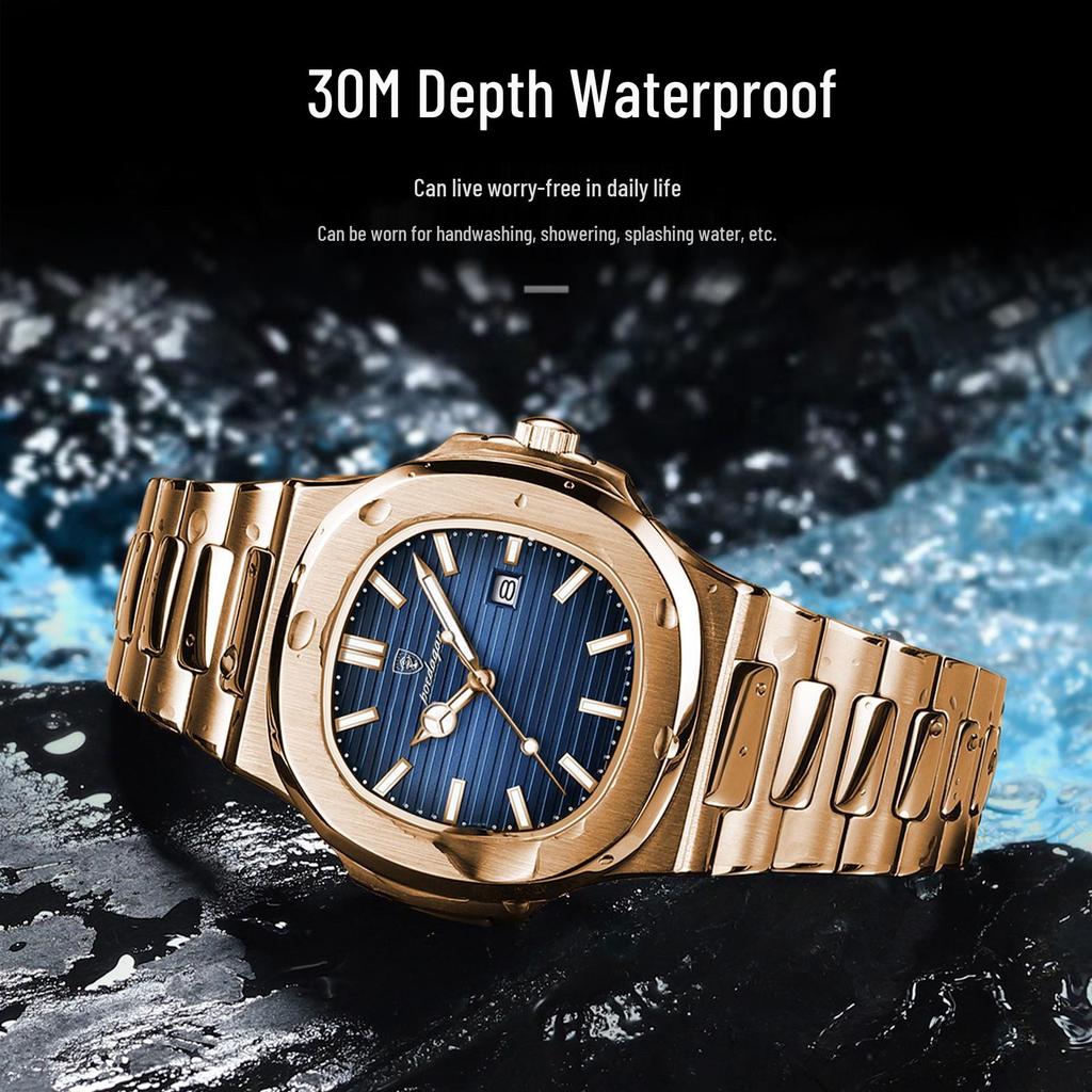Swiss Waterproof Men's Ultra-Thin Luxury Quartz Fashion Watch
