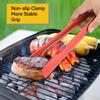 3 Sizes Bread Tongs, Plastic Food Salad Serving Tongs Cooking Utensils Set Kitchen Tongs for Kitchen Cooking, BBQ, Buffet, Party