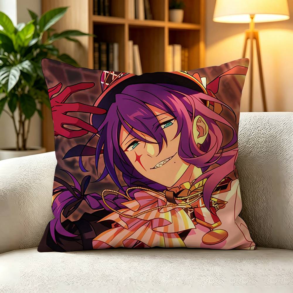 EEnsemble Stars Mayoi Ayase Square DoubleSided Printed Pillow Case Bedroom Bedside Pillow Sofa Cushion Cover