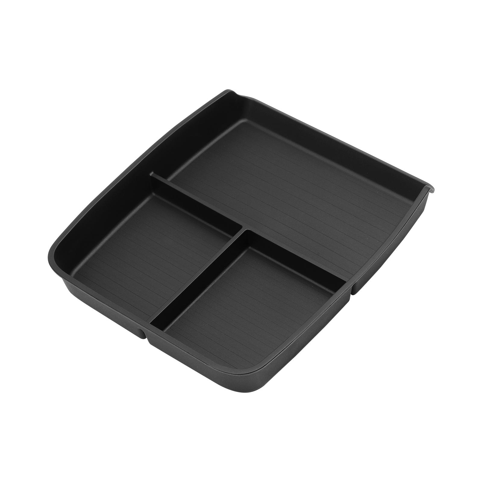 

for Hyundai Palisade 2026 Center Console Lower Storage Box Car Central Tray TPE Organizer Accessories Tidying Black