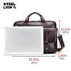 Premium Cowhide Men's Briefcase: Large Capacity Business Handbag