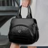 Women Soft Leather Top-Handle Bag 2026 Luxury Designer Handbag Solid Color Ladies Shoulder Crossbody Bag And Purse Commuting Sac