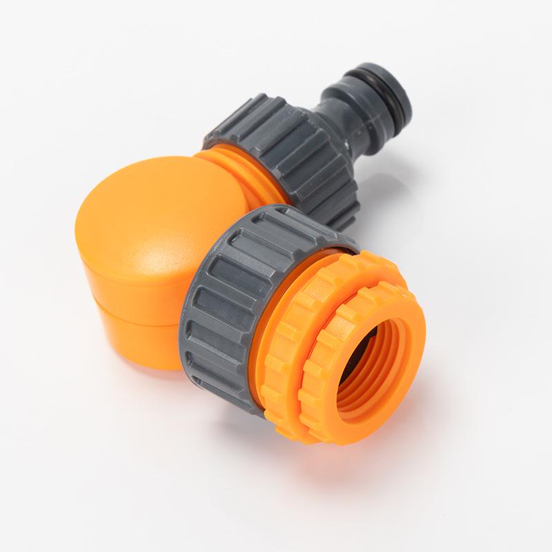 Drehbarer Schnellkupplungs-Wasserhahnnippel für 1/2, 3/4, 1-Zoll-Schläuche - Verhedderungsfreier Weichschlauchadapter