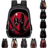 Spacious Deadpool Oxford Cloth Backpack For Kids School Lightweight And Durable