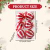 6 Pieces Christmas Ball Ornaments Charm Pendants Tree Hanging Decorations