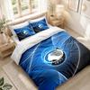 Bedding Set 1 Duvet Cover 2 Pillowcases Atalanta FC Print Bedroom Home Decoration
