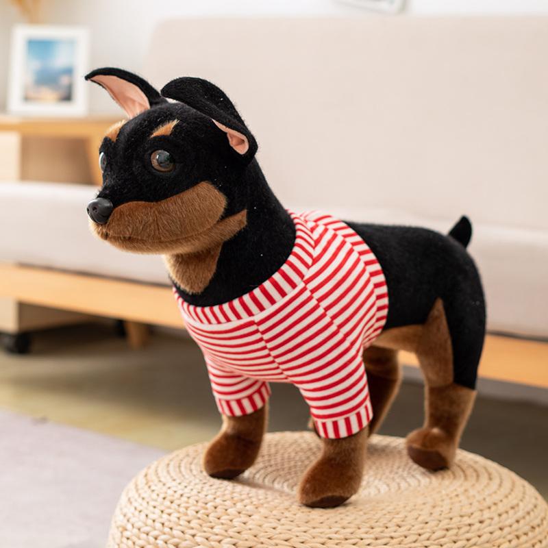 Chihuahua/Labrador/Bulldog/Pomeranian Puppy Stuffed Shar Pei Dog Plush Toy Cute Simulation Pets Soft Baby Dolls Gifts For Kids