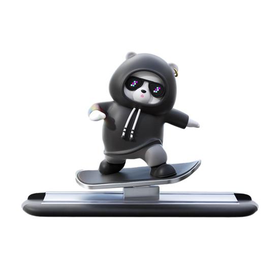 Bedårende svingende bjørner Bildekorasjoner til bildashbord Hjemmekontor Skrivebordsjarm jul